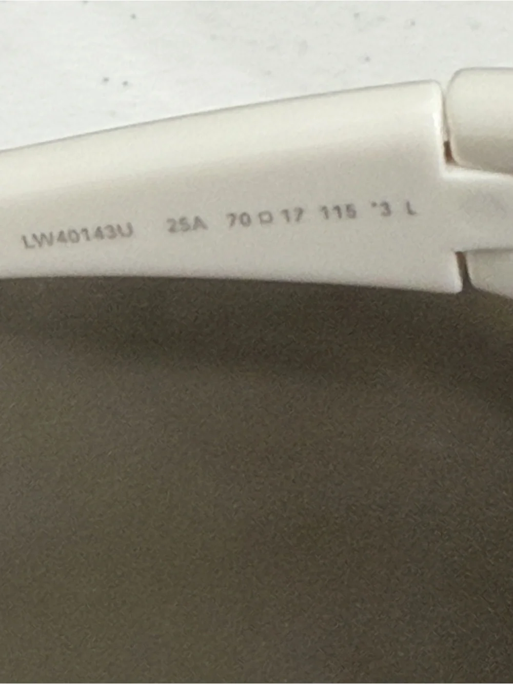 Loewe Arch Mask Sunglasses in White (Model LW40143U 25A)